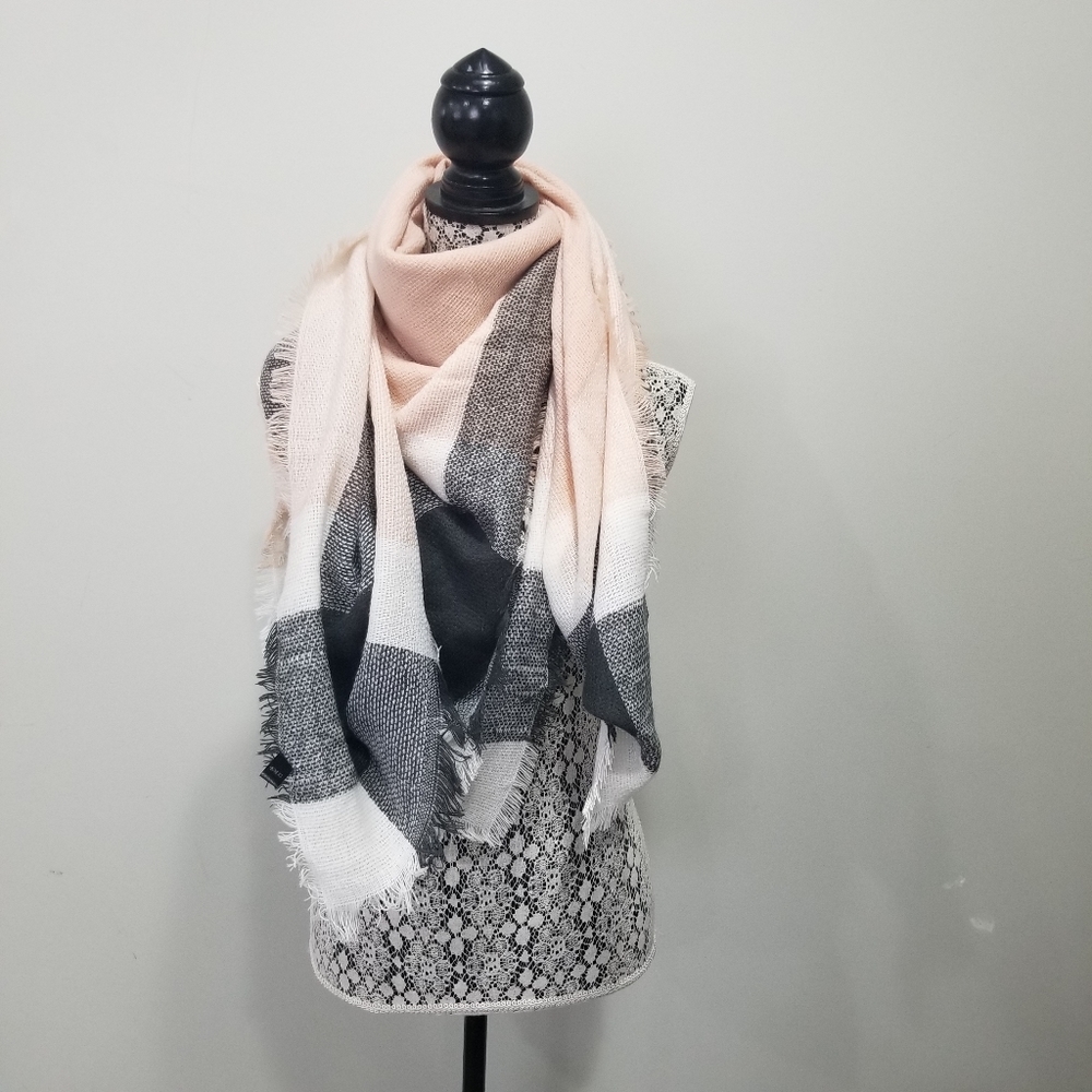 Vintage pastel Handkerchief scarf